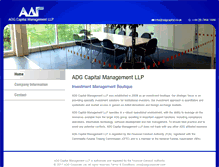 Tablet Screenshot of adgcapitalmanagement.com